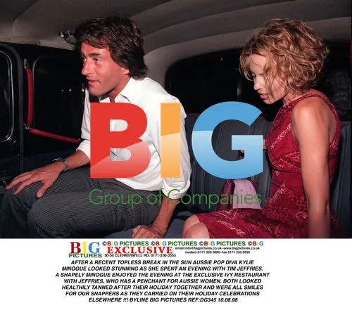 Kylie Minogue and Tim Jefferies Spotted After Vacation
