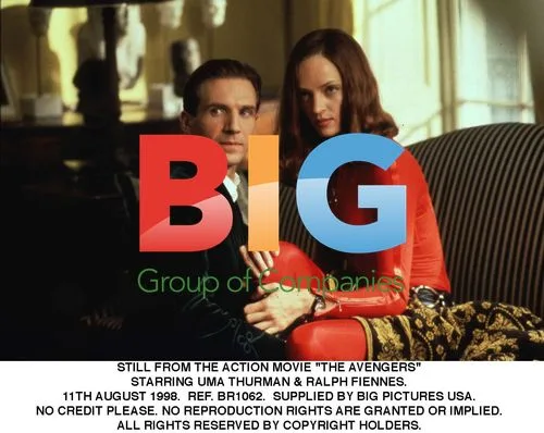 UMA THURMAN & RALPH FIENNES in "The Avengers"