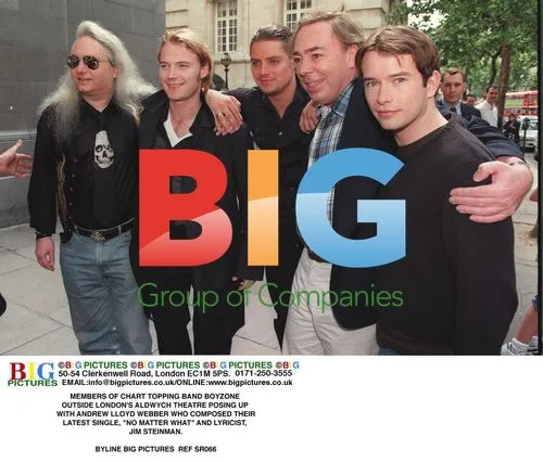 Boyzone and Composers Outside London Theatre