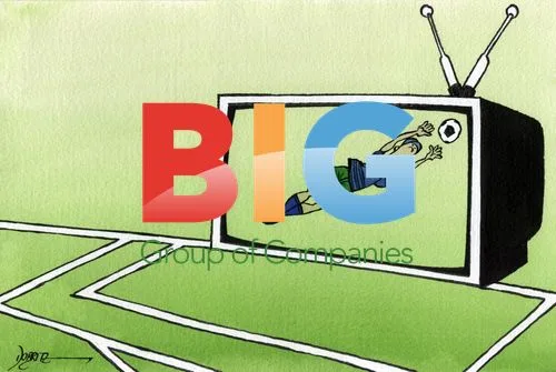Drawings by Dobritz of TV Football