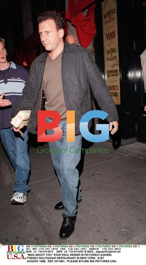 Paul Reiser Leaving Balthazar Restaurant
