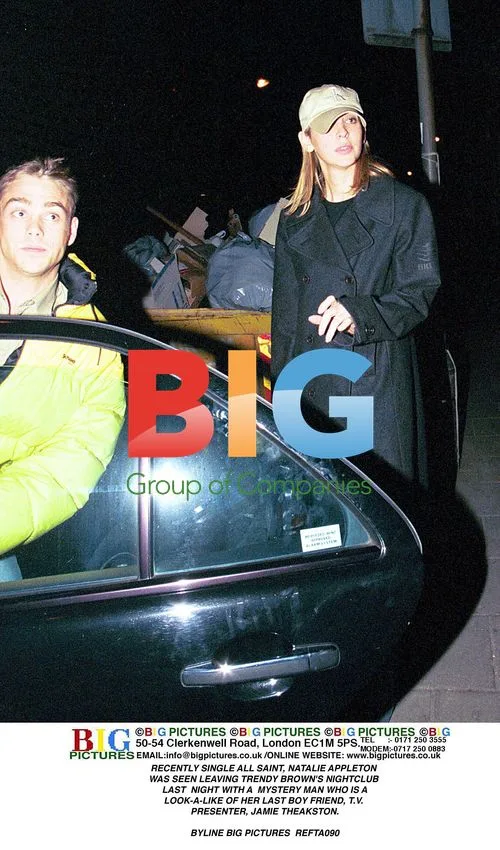 Natalie Appleton Leaves Nightclub with Look-Alike