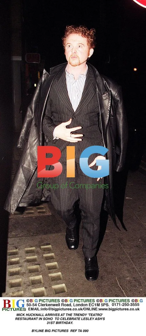 Mick Hucknall at Lesley Ash's 31st Birthday