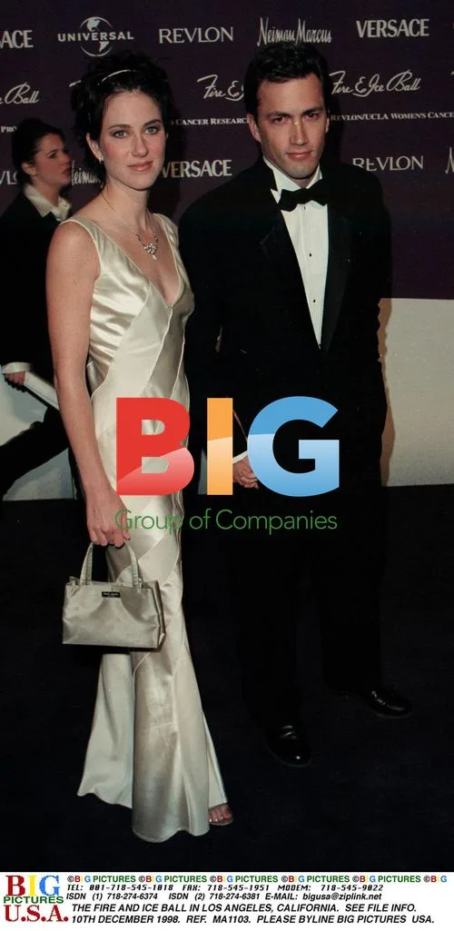Andrew Shue and Girlfriend at Fire and Ice Ball