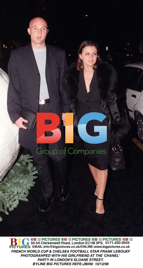 Frank Lebouef and girlfriend at Chanel party