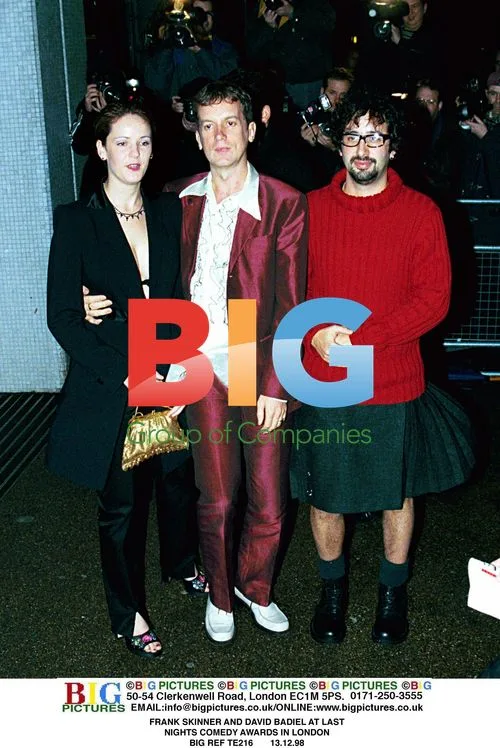 Frank Skinner and David Badiel at Comedy Awards in London