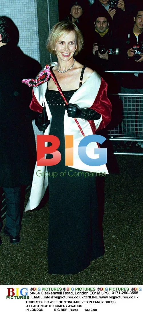 Trudie Styler at Comedy Awards in London