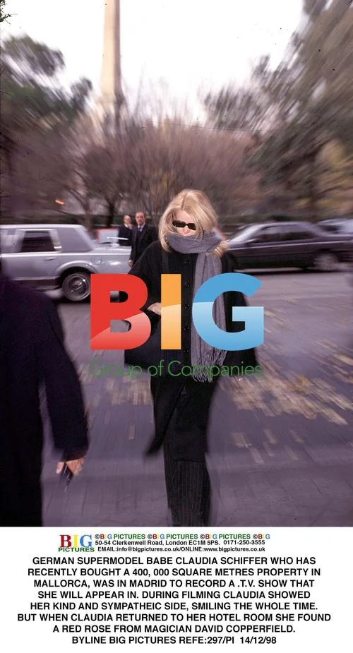 Claudia Schiffer in Madrid