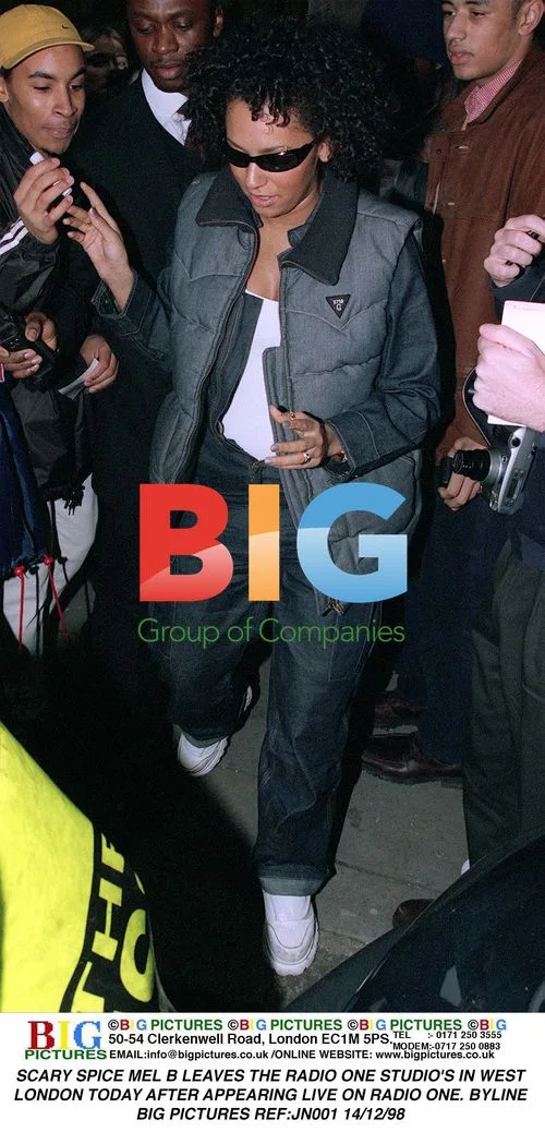 Mel B Leaves BBC Radio One Studio