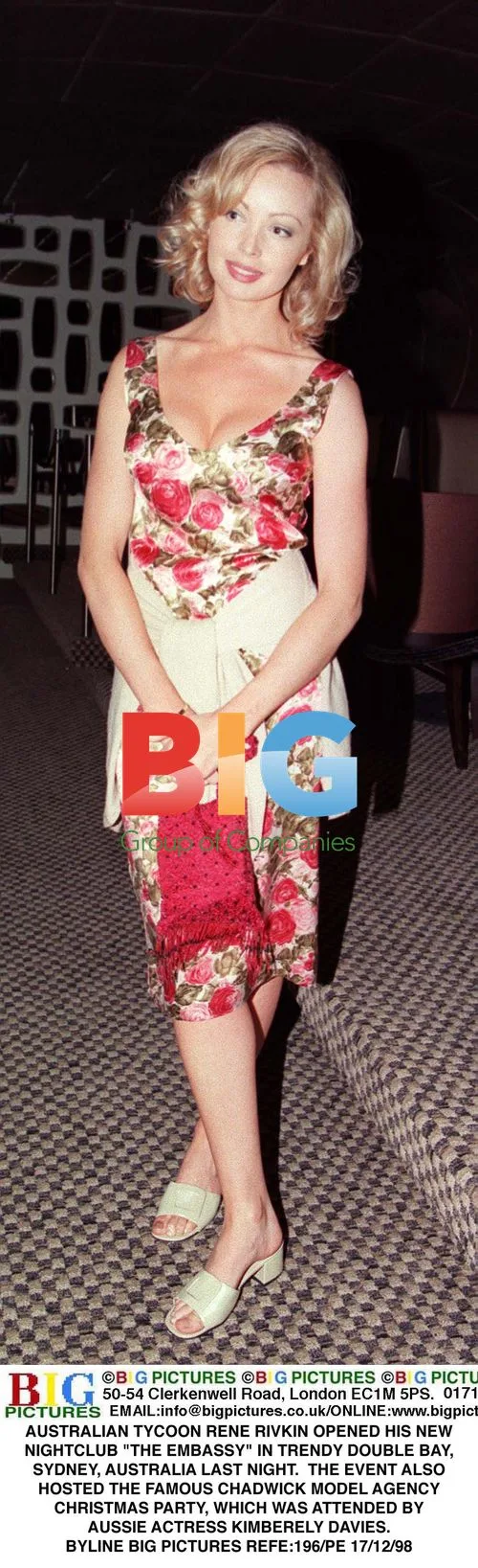 Kimberely Davies at The Embassy Club Opening