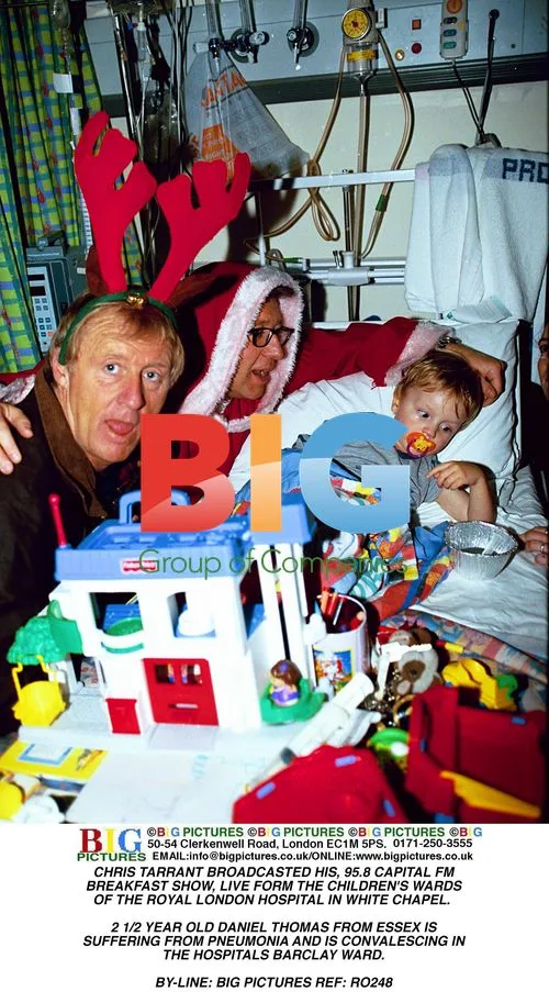 Chris Tarrant Broadcasts Live from Children's Ward