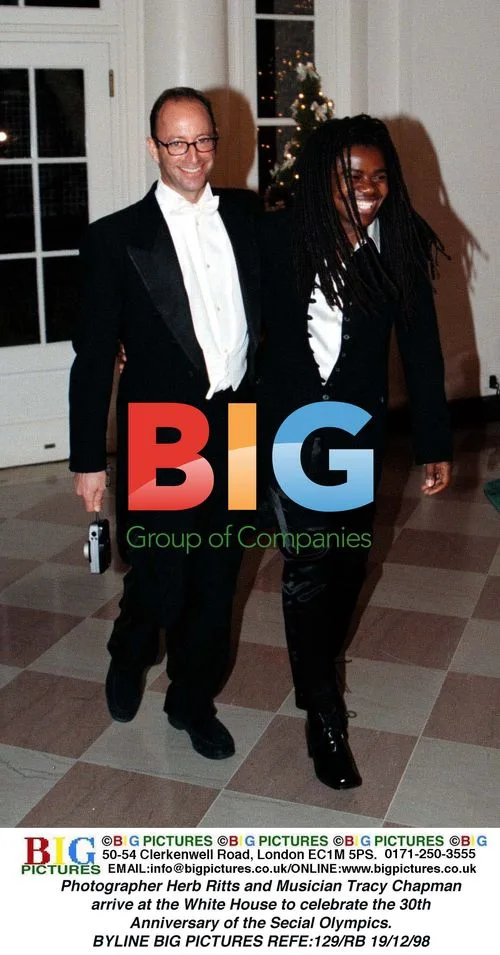 Herb Ritts and Tracy Chapman at White House