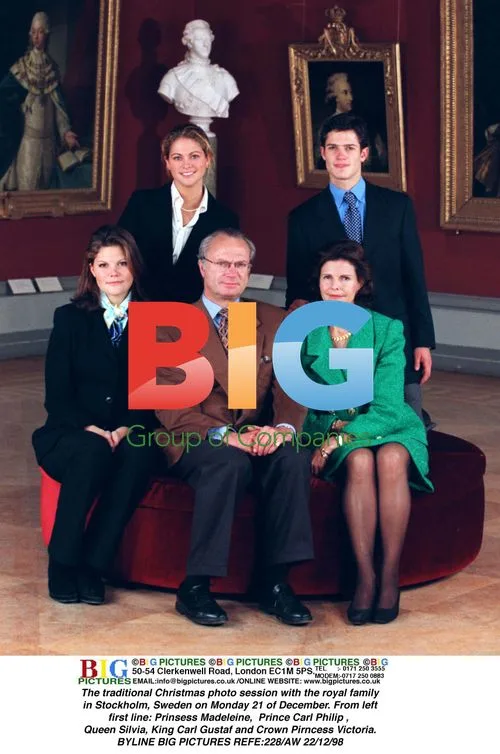 Swedish Royal Family Christmas Photo