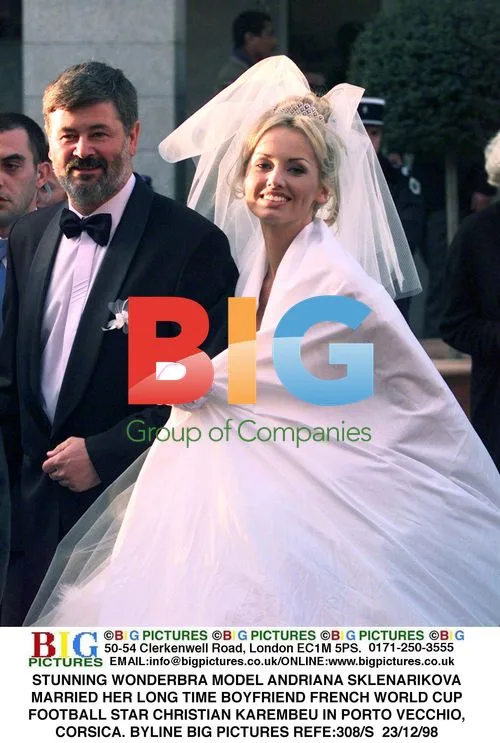 Wonderbra Model Andriana Sklenarikova Marries Christian Karembeu