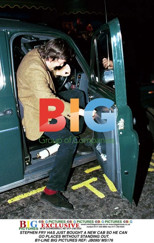 Stephen Fry Purchases Cab for Transportation