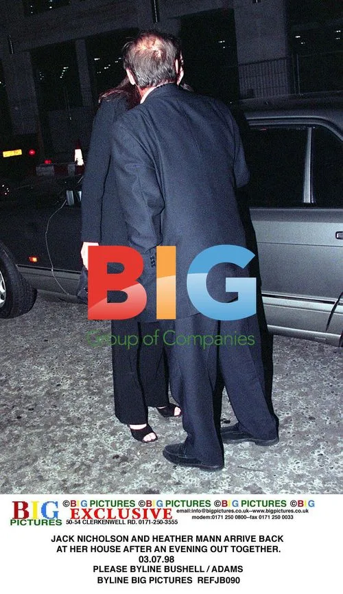 Jack Nicholson and Heather Mann Arrive at Her House