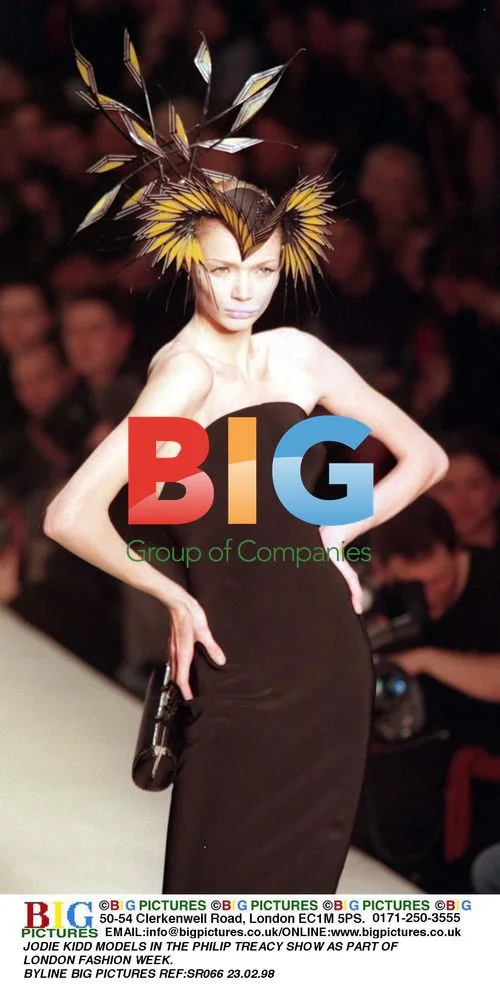 Jodie Kidd Walks Philip Treacy Show