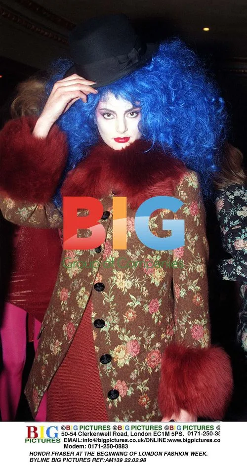 Honor Fraser at London Fashion Week