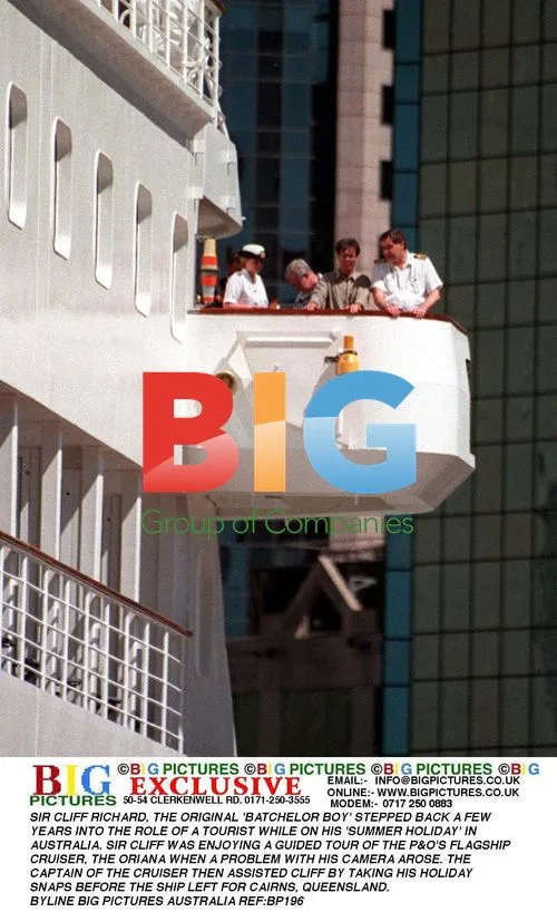 Sir Cliff Richard Tours Cruise Ship