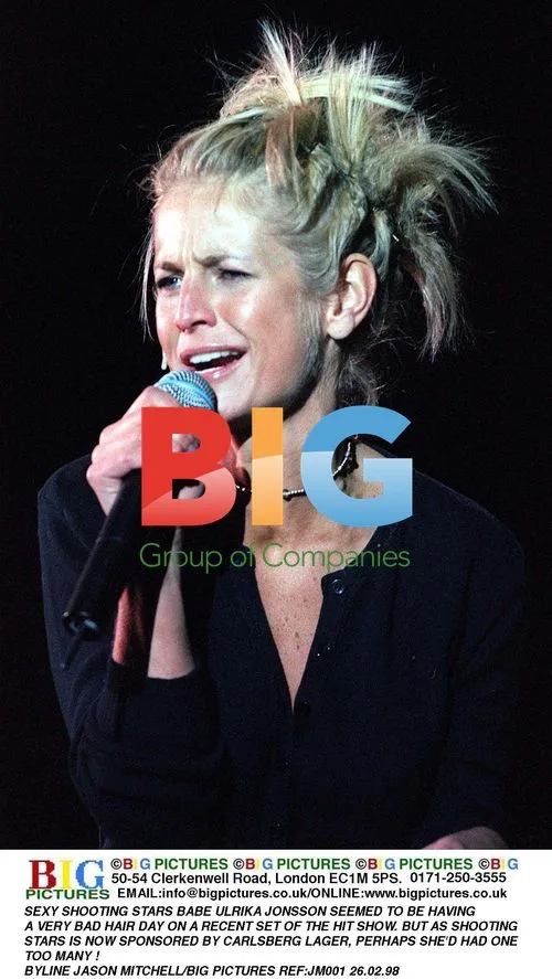 Ulrika Jonsson on Shooting Stars set