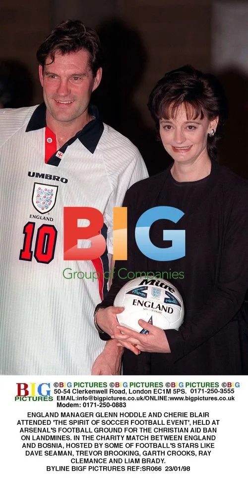 Hoddle and Blair at 'Spirit of Soccer' event