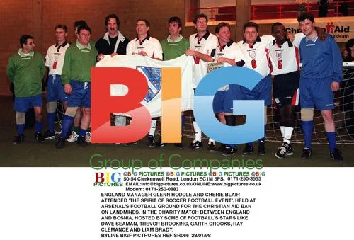 Hoddle and Blair at 'Spirit of Soccer' event