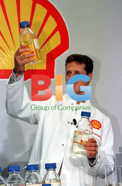 F1's Schumacher Visits Shell in Hamburg