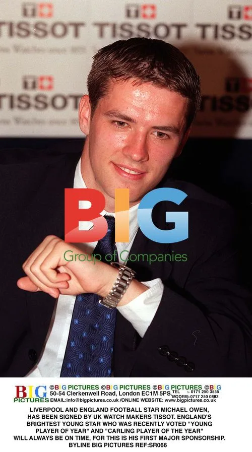 Michael Owen Signs Tissot Watch Deal