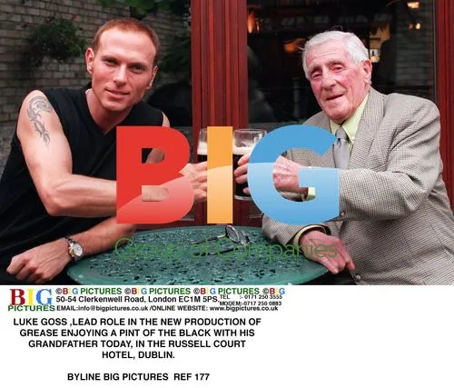 Luke Goss Enjoys Pint with Grandfather in Dublin
