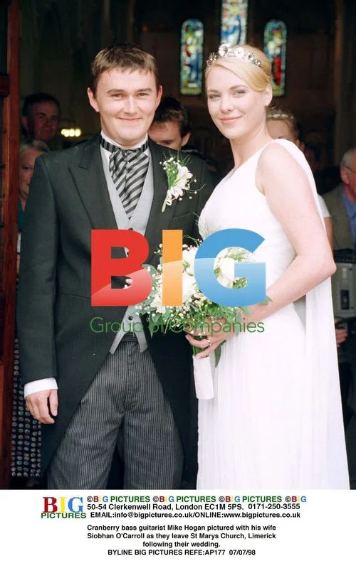 Cranberry bassist Mike Hogan"s wedding