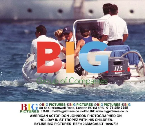 Don Johnson photographed on holiday in St Tropez