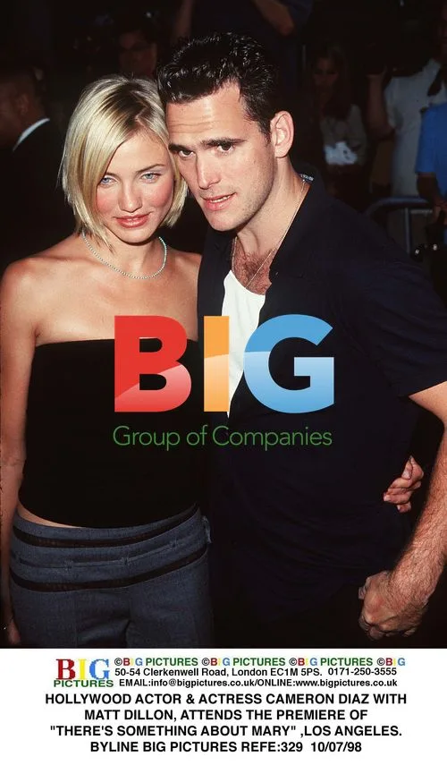 Cameron Diaz & Matt Dillon at "There's Something About Mary" Premiere