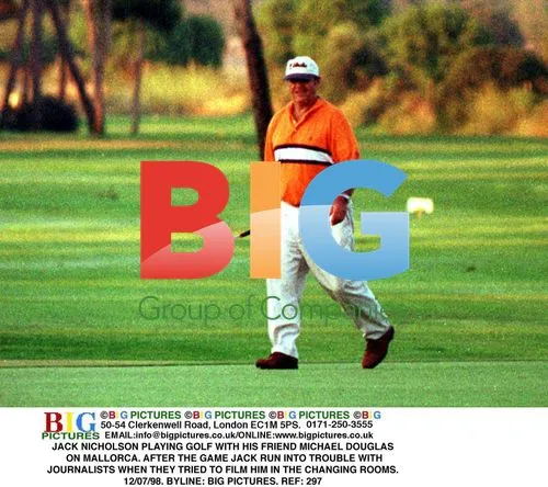 Jack Nicholson and Michael Douglas Golf in Mallorca