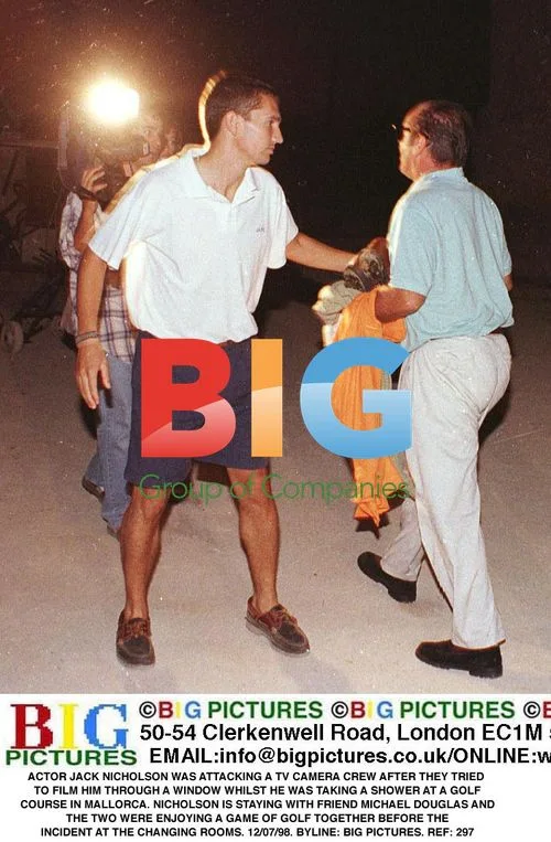 Jack Nicholson Attacks Camera Crew