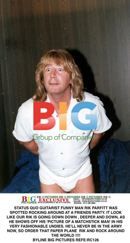 Status Quo's Rik Parfitt Spotted Partying