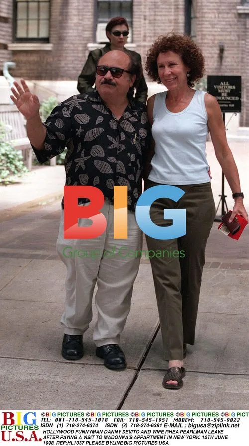 Danny DeVito and Rhea Perlman visit Madonna in NYC