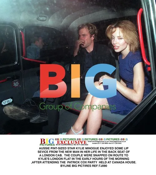 Kylie Minogue Caught Kissing