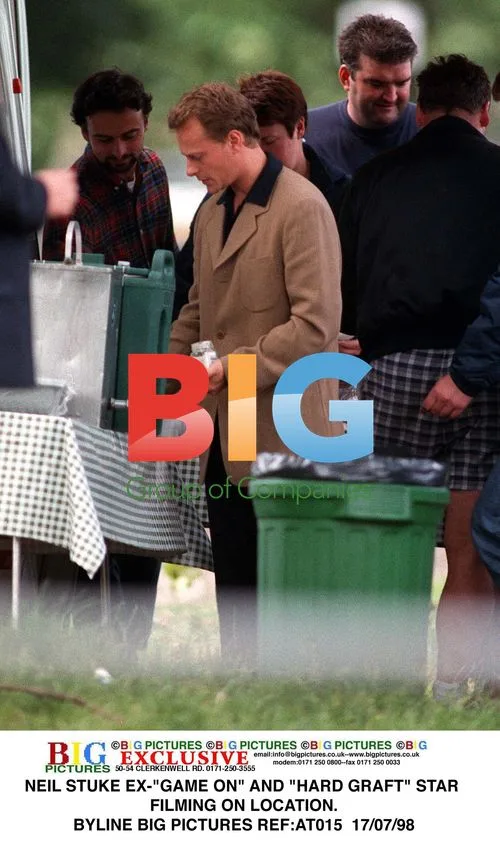 Neil Stuke Filming on Location