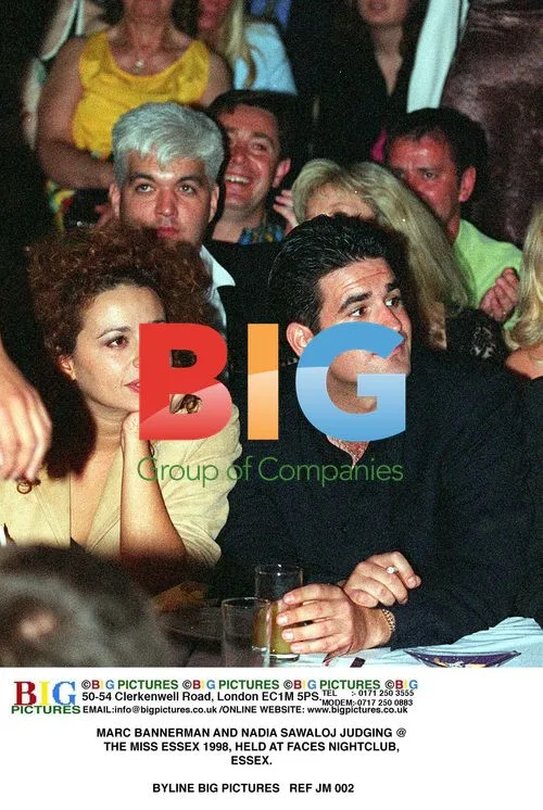Marc Bannerman and Nadia Sawaloj at Miss Essex 1998