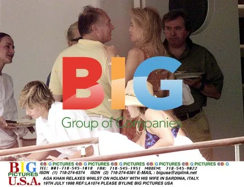 Aga Khan Relaxes on Holiday in Sardinia