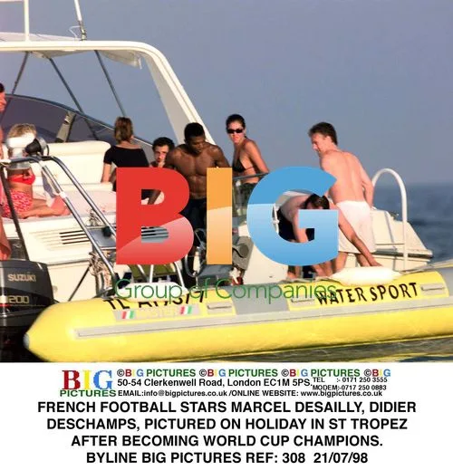 French Football Stars in St Tropez