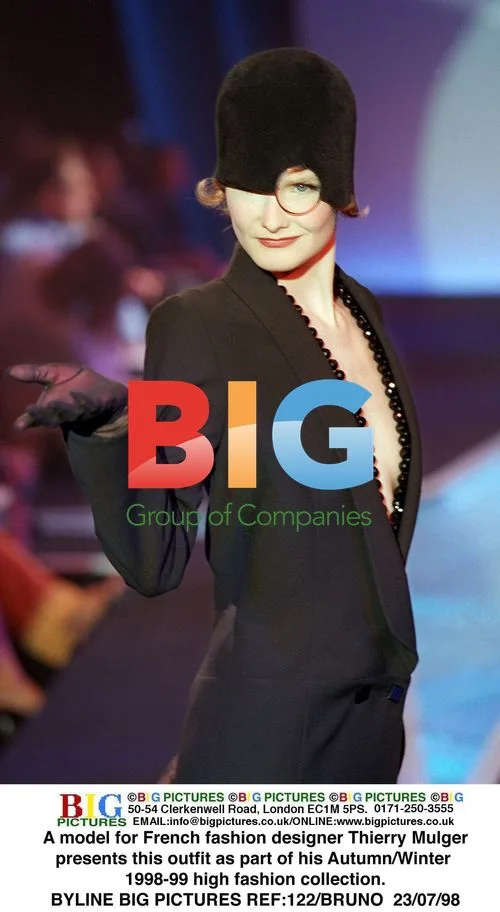 Model in Thierry Mulger's 1998-99 fashion show