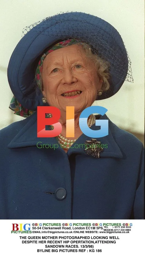 Queen Mother Attending Sandown Races
