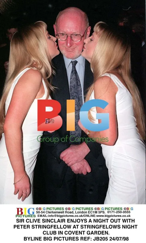 SIR CLIVE SINCLAIR ENJOYS NIGHT OUT WITH PETER STRINGFELLOW