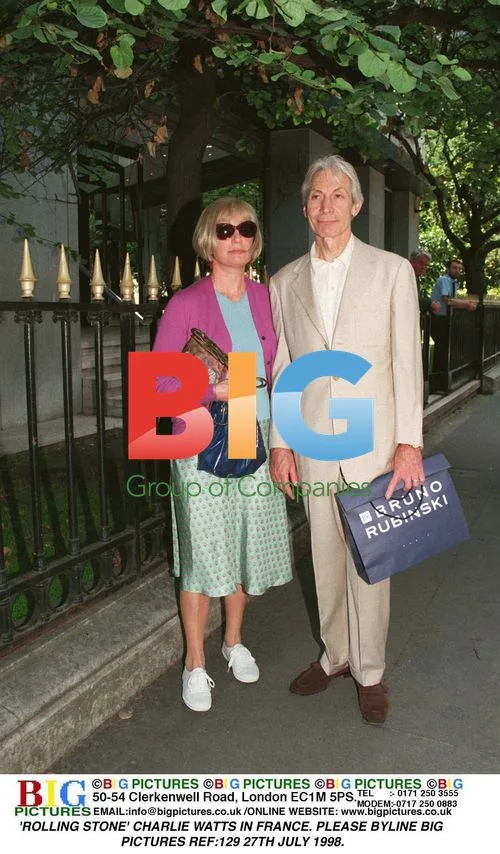 Charlie Watts Shopping in Paris