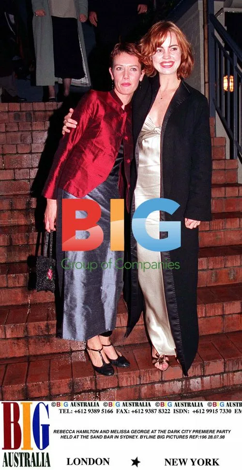 REBECCA HAMILTON and MELISSA GEORGE at DARK CITY Premiere