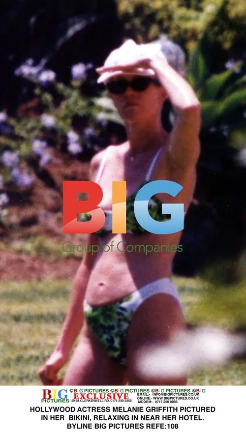 Melanie Griffith Relaxing in Bikini