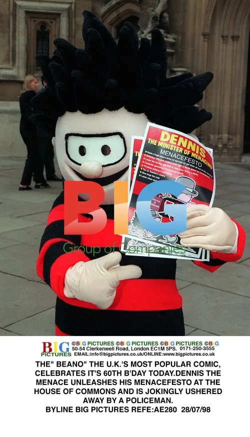 Dennis the Menace celebrates Beano's 60th at House of Commons