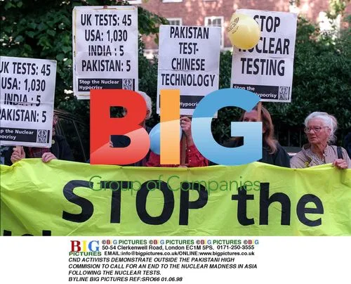 CND Activists Protest Nuclear Tests Outside Pakistani Embassy