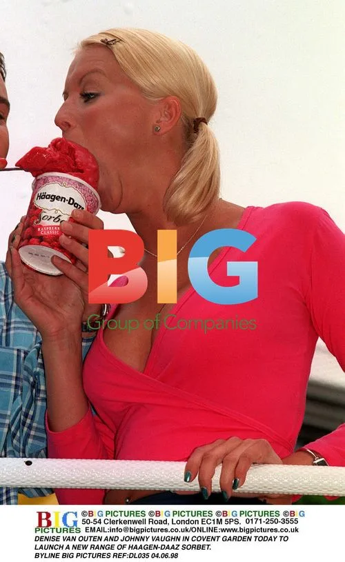 DENISE VAN OUTEN and JOHNNY VAUGHN launch Haagen-Daaz sorbet
